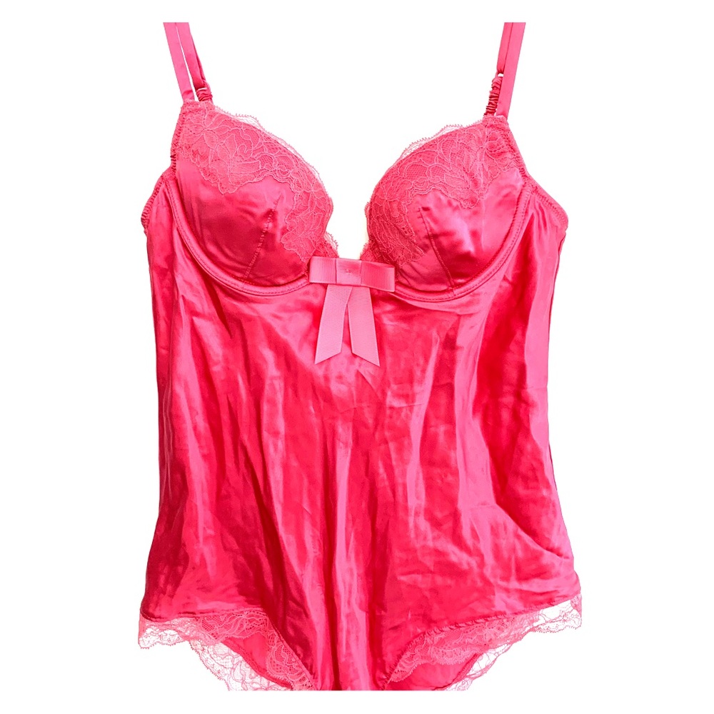 Never worn Victoria Secret pink bodysuit